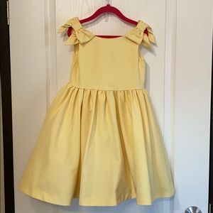 Yellow girls dress size 4 Janie and jack